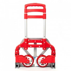Liza transport tip troller 75KG, Carucior pentru marfa pliabil cu roti, 60 - 100cm - Img 6