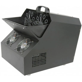 Masina baloane dubla pe rotile, 300W, Aparat suflat bule de sapun, Telecomanda, Carcasa aluminiu, Petreceri, Evenimente - Img 2