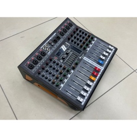 Mixer audio 2 x 550w amplificat boxe pasive, 8 canale, consola DJ USB Bluetooth - Img 2