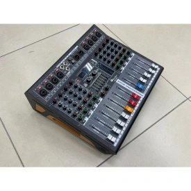 Mixer audio 2 x 550w amplificat boxe pasive, 8 canale, consola DJ USB Bluetooth - Img 2