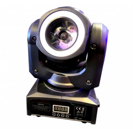 Moving head 40W RGBW LED Beam Spot Wash Halo Effect, Lumini evenimente petreceri - Img 7