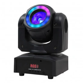 Moving head 40W RGBW LED Beam Spot Wash Halo Effect, Lumini evenimente petreceri - Img 8