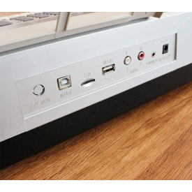 Orga electronica 61 clape sensitive tip pian KSO-632 + Stativ reglabil, USB, MIDI, Display tastatura - Img 3