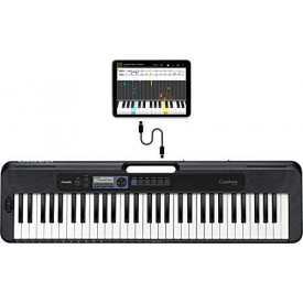 Orga electronica CASIO CT-S300 cu clape touch sensitive, Pitch-Bend Wheel, Portabila, Conexiune USB la tableta PC