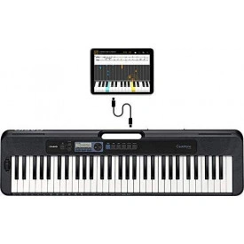 Orga electronica CASIO CT-S300 cu clape touch sensitive, Pitch-Bend Wheel, Portabila, Conexiune USB la tableta PC