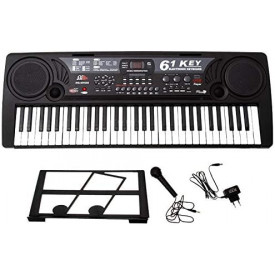 Orga electronica copii MQ-809 + Microfon karaoke, 61 clape 5 octave, USB, 80x30cm - Img 6