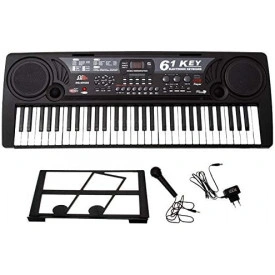 Orga electronica copii MQ-809 + Microfon karaoke, 61 clape 5 octave, USB, 80x30cm - Img 6