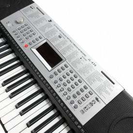 Orga electronica incepatori 61 clape + Stativ reglabil + Scaun pian + Microfon, USB, JL-639 - Img 4