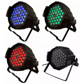 Par-LED 36x3W RGB Multicolor, Proiector arhitectural lumini evenimente club DJ fundal evenimente scena schela - Img 3