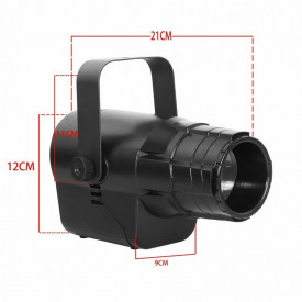 Proiector lumini LED Logo RGBW 40W, Zoom, 5 canale DMX, 5 culori si 3 forme - Img 6