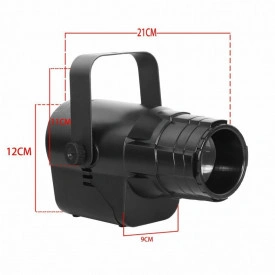 Proiector lumini LED Logo RGBW 40W, Zoom, 5 canale DMX, 5 culori si 3 forme - Img 6