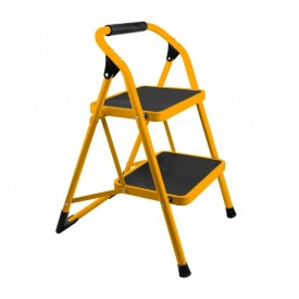 SCARA DIN OTEL 2 trepte, Inaltime 48CM, Platforma 38x26cm, Pliata 48x9x79cm, 100 KG - Img 2