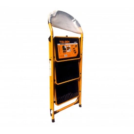 Scara din otel cu 3 trepte, 150 KG, Inaltime 70CM, Platforma 38x26cm, 690X470X1030 MM - Img 3
