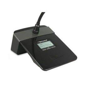 Set 4 microfoane profesionale wireless de conferinta, Receiver profesional ST-208, Comutare frecventa - Img 2