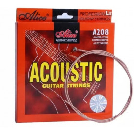 Set 6 Corzi metalice rezerva Alice A208 + Pana Janicek Picks D-Grip, Chitara acustica - Img 2