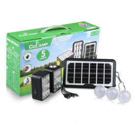 Sistem Panou Solar cu Acumulator + 3 x Becuri LED + 2 x Lanterne, CL-15 - Img 2