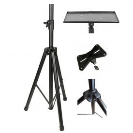 Stativ trepied 100-180cm + Placa 35x25cm videoproiector + Flansa detasabila, Suport boxe casa/studio, proiector