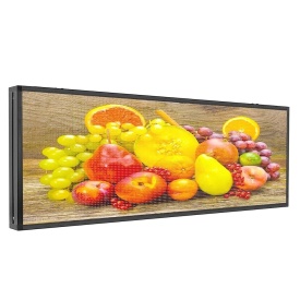 135x55 CM LED P5 Reclama luminoasa redare video/foto, Afisaj firma exterior 256x96 pixeli