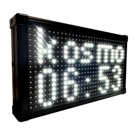 35x20 CM Panou casetat programabil cu becuri LED, Firma luminoasa reclama vitrina geam (32x16 pixeli P10)
