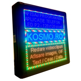 40x40CM Afisaj programabil redare video LED P2 Exterior, Reclama firma luminoasa - Img 3