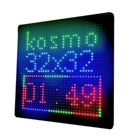 40x40CM Firma luminoasa color LED p10 RGB programabila aplicatie telefon - Img 2