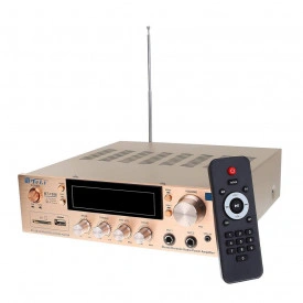 Amplificator audio 160W, Boxe pasive BT-1388, Bluetooth USB, Statie amplificare Difuzor - Img 8