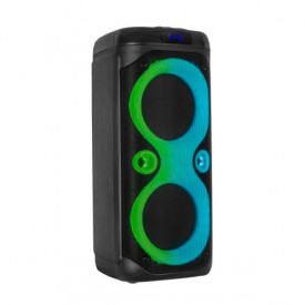 Boxa tip turn cu 2 x Difuzor 8 Inch 40W RMS, Wireless D2803, Lumini LED, Subwoofer - Img 2