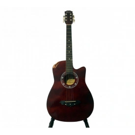 Chitara acustica 4/4 Visinie 38” 96CM pentru copii, 6 corzi metalice - Img 5