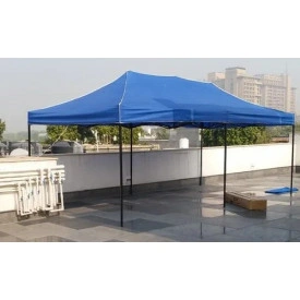 Cort Pavilion Dublu 600x300cm, Schelet metalic pliabil cu acoperis prelata impermeabila, Market Tent, Piata, Marfa, Legume, Fructe - Img 4