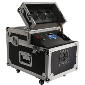 Haze Machine 600W, Aparat hazer abur ceata evidentiere jocuri lumini, Masina fum, Telecomanda - Img 1