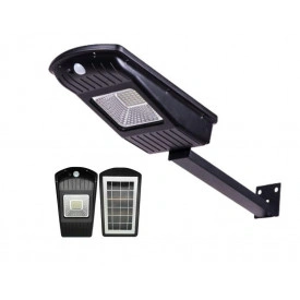 Lampa LED Stradala, Curte, Proiector 30W Acumulator Senzor Panou solar