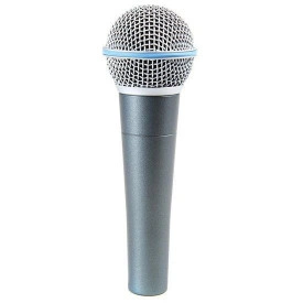 Microfon Profesional Beta 58 Dinamic Voce, Cu cablu/fir 300cm, husa si nuca plastic - Img 4