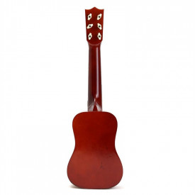 Mini chitara acustica 6 corzi pentru copii, 21" 53x18cm, Jucarie 1/8 Ukulele - Img 2