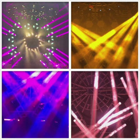 Moving Head Beam 230W 7R, Gobo 14 culori 17 Sabloane, Lumini scena DMX - Img 4