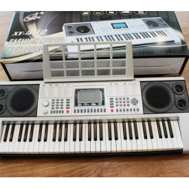 Orga electronica 61 clape sensitive tip pian XY-332 + Stativ reglabil, USB, MIDI, Display tastatura - Img 4