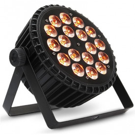PAR-LED 18x10W RGBW, Carcasa aluminiu, Cooler, Proiector disco puternic, Scena, Eveniment, Lumini color si albe 180W - Img 1