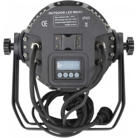PAR-LED 54 Becuri RGB, Proiector lumini exterior IP65 pentru iluminat arhitectural, DMX - Img 2