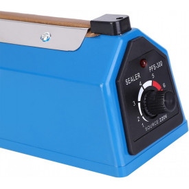 PFS-400 Sigilator termic Impulse Sealer + 3 Rezerve + 100 pungi 40x30cm, Aparat sigilat lipit pungi plastic 40cm, Sudeza polietilena - Img 2