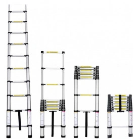 Scara telescopica 320Cm 11 trepte, Pliabila 80Cm, Latime 47Cm, Pod Mansarda Renovare Casa - Img 2