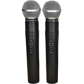Set 2 Microfoane wireless SM58, Receiver UHF + Geanta, Microfon vocal fara fir, Buton On/Off, Mute - Img 2