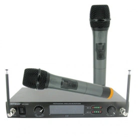 Set Microfoane fara fir wireless cu display WG-4000, Receiver UHF, Raza 100m - Img 5