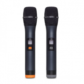 Set Microfoane fara fir wireless cu display WG-4000, Receiver UHF, Raza 100m - Img 7