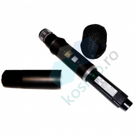 Set Microfon Wireless + Lavaliera Headset/Clema haina, Receiver cu display LCD, WVNGR WG-8833 - Img 4