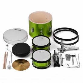 Set tobe copii cu 5 piese, Scaun reglabil pe inaltime, Snare drum 10" - Img 2