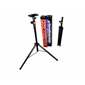 Stativ boxa cu imbinari metalice + Flansa detasabila otel 14x8cm, Trepied reglabil 100-200cm, Suporta max 30 kg - Img 1