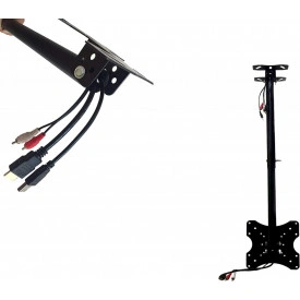 Suport brat telescopic Ecran TV Tavan/Perete, Monitor 14-42", Stativ ajustabil 53-88CM, max 30KG, VESA 100-200mm - Img 3