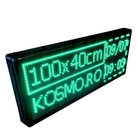 100x40 CM Exterior, Reclama luminoasa cu programare wireless aplicatie, Display afisaj firma (96x32 pixeli LED P10) - Img 5