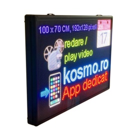 100x70CM P5 Reclama firma luminoasa LED dinamica video/logo, Afisaj programabil