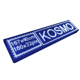 167x40 CM (160x32 pixeli LED P10) Caseta Firma Reclama Luminoasa, Programabila Aplicatie Wifi Telefon