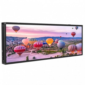 200x40 CM (768x128 pixeli LED p2 RGB FullColor) Reclama firma luminoasa LED (redare video/foto/logo)